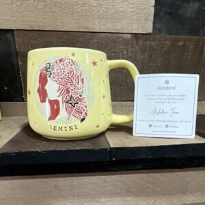 Ashdene Tattoo Zodiac Gemini Bone China Coffee Mug 390ml Celestial Horoscope